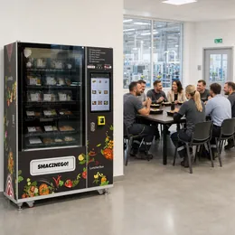 Automat LuncherBox w zakładzie produkcyjnym