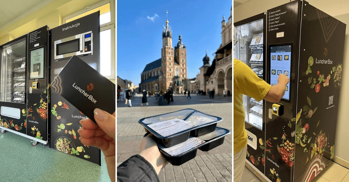 Automat LuncherBox w zakładzie produkcyjnym pod Krakowem